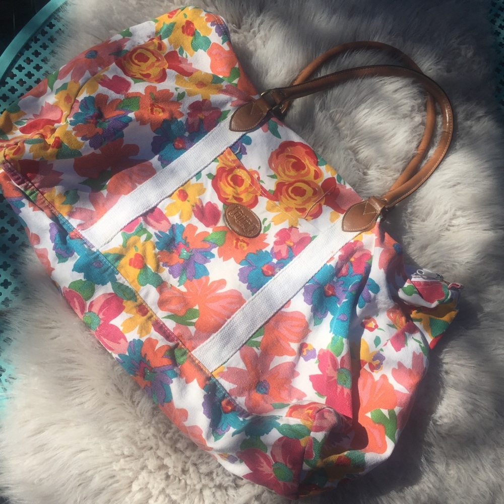 Vintage GITANO Floral overnight bag